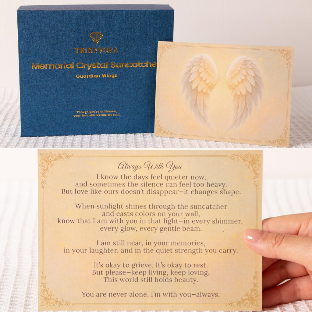 Sympathy Gift for Loss of Loved One,Angel Wing Sun Catcher,Memorial Gifts