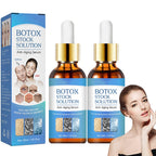 1.01oz Flysmus BotoxLUX Anti Aging Serum, Botox Effect Face Serum, Botox Face Cream, Botox in a Bottle Liquid Collagen Boost Anti-Aging Serum, Botox Stock Solution (2pc)