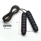 BOOMIBOO Jump Rope, Adjustable Jump Ropes,Skipping Rope Tangle-Free Rapid Speed with Ball Bearings for Women Men Kids,Exercise & Slim Body Jumprope at Home School Gym