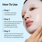 Torriden DIVE IN Hyaluronic Acid Facial Mask (10 sheets) | Deep Hydration Korean Face Sheet Mask | Panthenol & Allantoin | Korean Skincare Mask