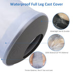 Waterproof Full Leg Cast Covers for Shower Adult, Extra Long Cast Covers for Shower Leg, Reusable Leg Cast Protector Cast Bag for Thigh Knee Foot Ankle Surgery Wounds Boots Braces, XL