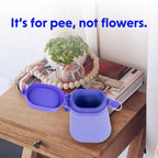 LoonaGo Female Urinal – Portable, Odor-Blocking, Leakproof Pee Bottle – Discreet Bedside & Travel Toilet for Women - Road Trips, Camping and Post Surgery – FSA/HSA Eligible (Blue)