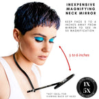 Rucci Neck Mirror, Black, 1X/3X