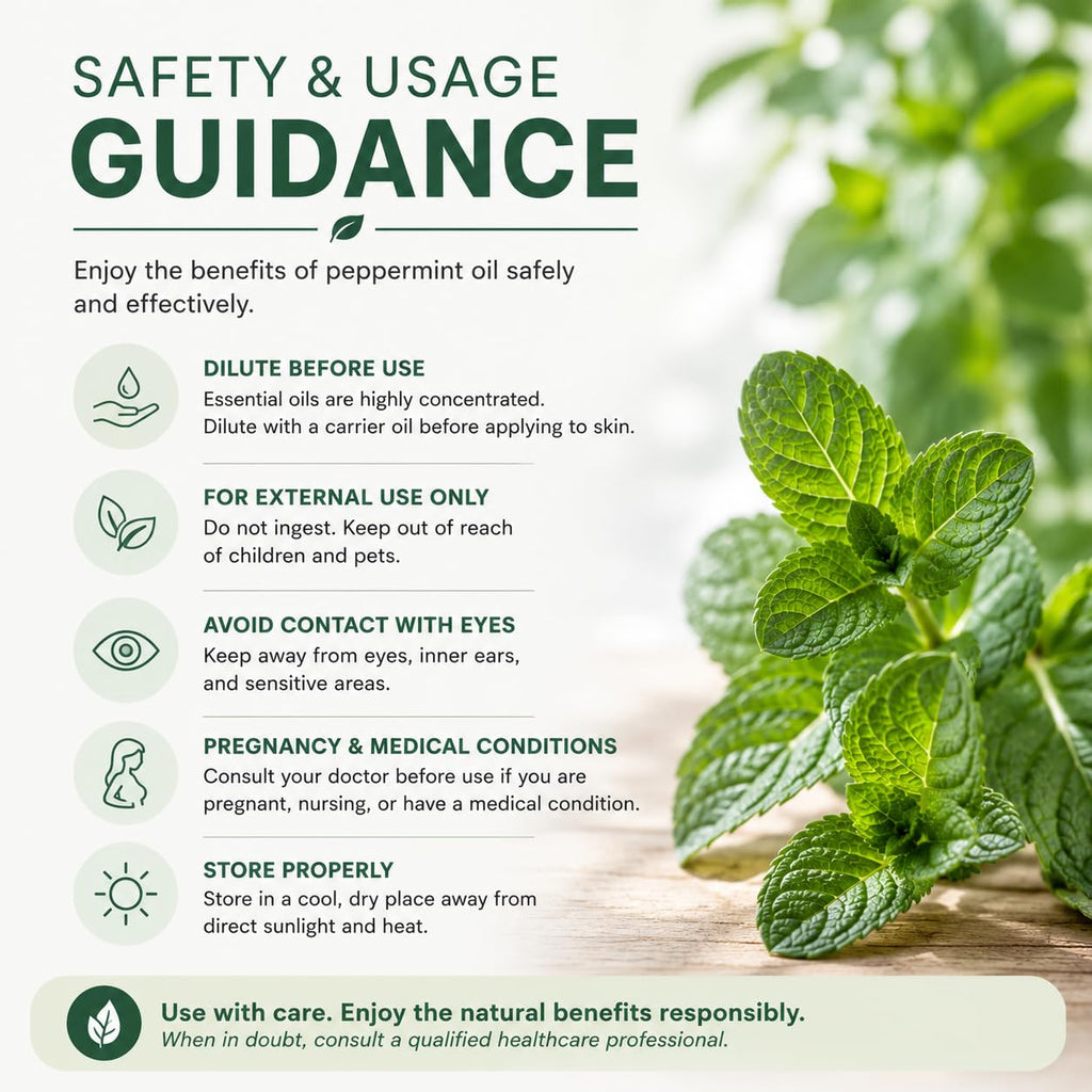 GreenHealth Peppermint Essential Oil – 16 fl oz | 100% Pure & Uncut | Heavy-Duty Plastic Jug | FDA Compliant, Space-Saving Container | for Aromatherapy, Soap, Candles, Cleaning, DIY