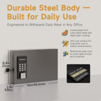 DiDiHere 24 Key Lock Box Wall Mount, APP Bluetooth/One Time Password Share/Wi-Fi Remote, Smart Key Cabinet, Key Organizer box, Access Log Tracking Key Management System Apartment, Hotel, Office, House