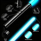 Lightsaber, Rechargeable Sword Toy for Kids, Halloween Xmas Gift, Cosplay