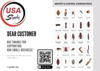 Gentrol Point Source IGR Discs ZOE1007 (20 Pack) German Cockroach Growth Regulator - with USA Supply Gloves & Pest Identification Card - Product is Non-perishable