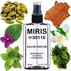 MIRIS No. 30116, Inspired by Ombre Leather 16, Long-Lasting Unisex Eau de Parfum for Women & Men, Spray 3.4 Fl Oz / 100 ml