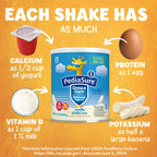 PediaSure Grow & Gain with Immune Support Shake Mix Powder, 23 Vitamins & Minerals, 6g Protein, Non-GMO, Gluten-Free, Vanilla, 14.1 oz Can, Pack of 3-24 servings