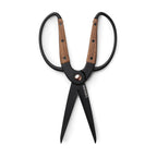 Barebones Garden Scissors - Walnut Scissors - Garden Supplies and Indoor Plant Accessories - Plant Shears with Wide Handles - Comfortable Fit Hand Pruners (Large)