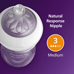Philips Avent Natural Baby Bottles, Medium Flow, 9 oz, BPA-Free, 4-Pack