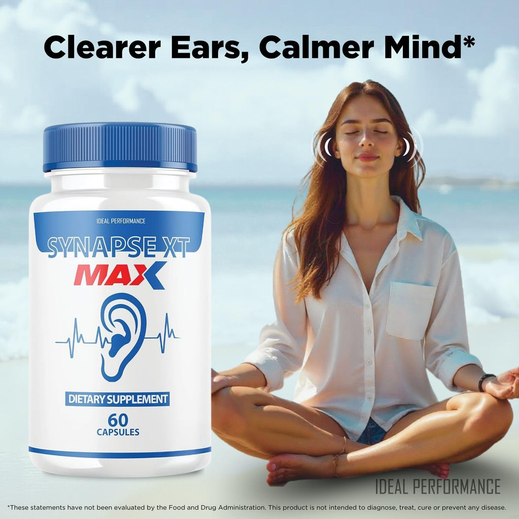 IDEAL PERFORMANCE (5 Pack) Synapse XT Max Tinnitus Supplement Pro Premium Relief Pills (300 Capsules)