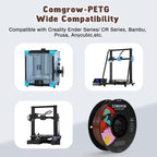 Comgrow PETG 3D Printer Filament 1.75mm, High Precision and Tough 3D Printer Filament 1kg (2.2LBS), Dimensional Accuracy +/- 0.02 mm, Fit Most 3D Printers Coffee