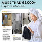 Shiny Bath Shiny Wipes XL Drying Towel, the Original, Ultra Absorbent Twisted-Loop Design, Streak-Free Drying Towel, Shiny Wipes Shower Cleaning Cloths (7 Towel)