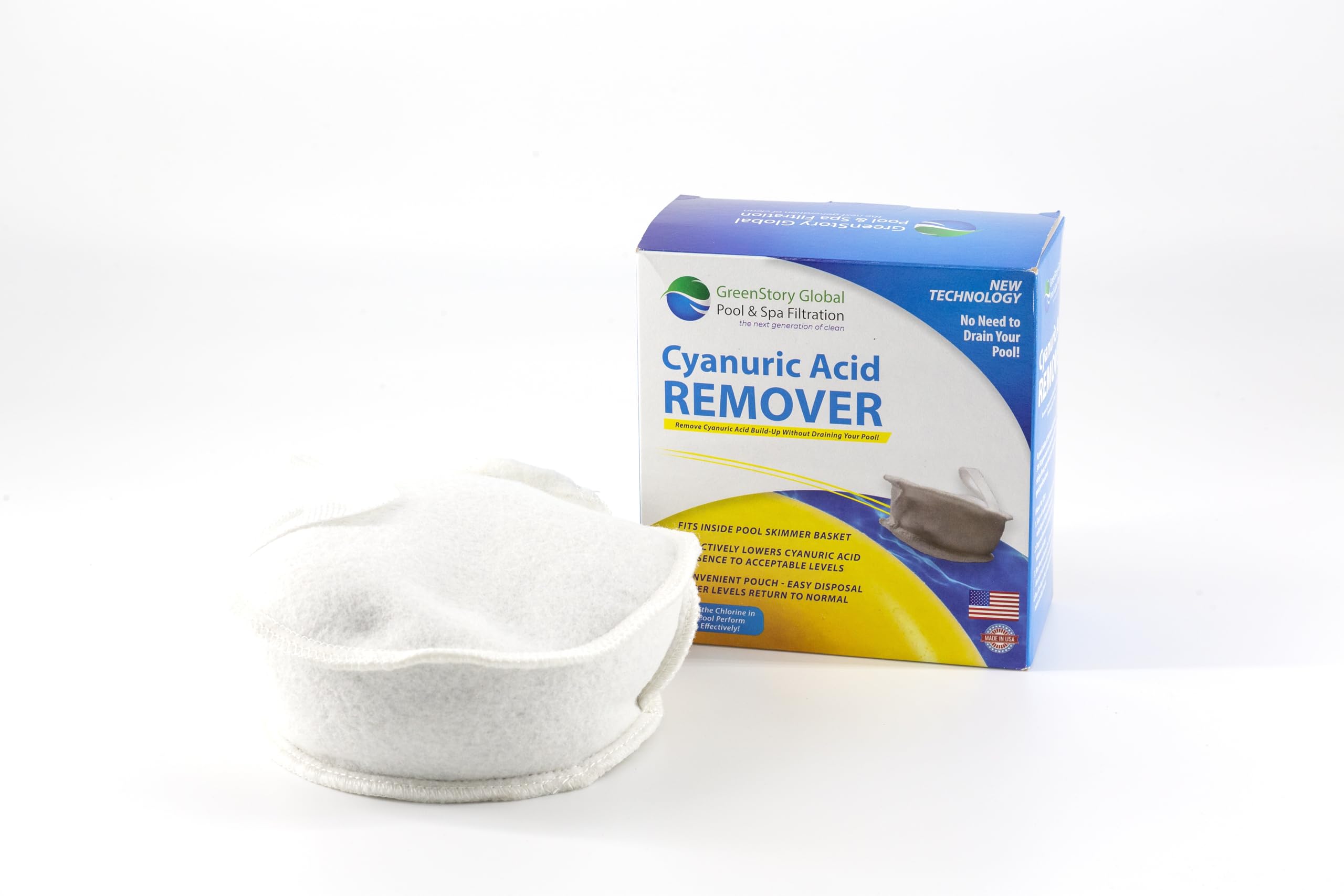 Cyanuric Acid (CYA) Reducer for Pool and Spa, Removes CYA Through Filtration 1IB