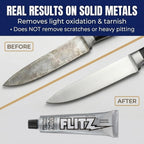 Flitz Metal Polish Paste - 1.76oz USA-Made Polish for Solid Chrome, Stainless Steel, & Aluminum - Non-Abrasive for Light Oxidation - Requires Manual Buffing - Not for Plated/Coated Surfaces (3 Pack)