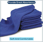 Simpli-Magic Premium Shop Towels 14”x12”, Commercial Grade Blue, 50 Pack