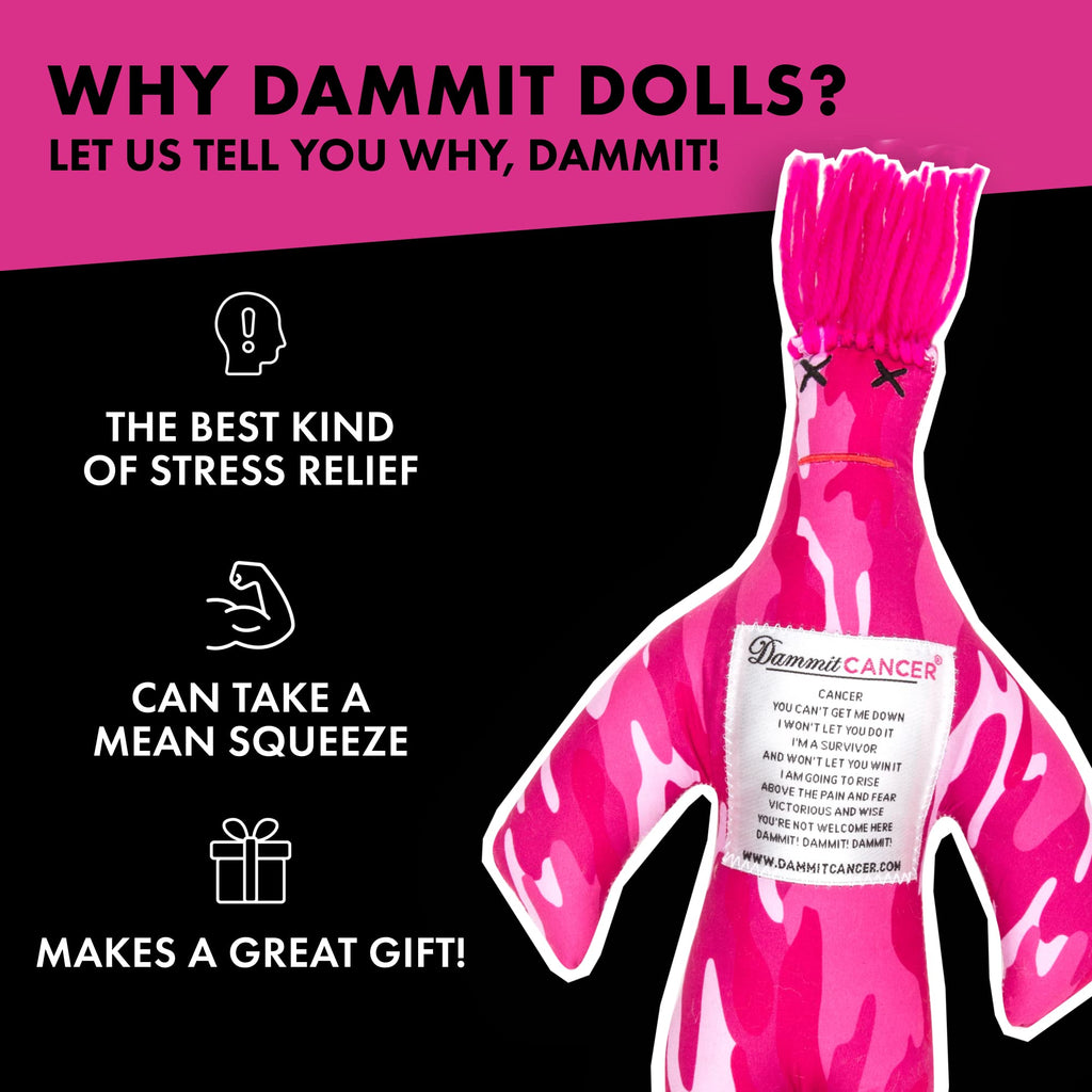 Dammit Doll - Limited Edition - Dammit Cancer Doll - Stress Relief, Gag Gift