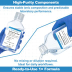 CryoKing Ultra Pure Water, 500mL Nuclease Free Water, DNase/RNase Free, Protease, Endotoxins (Pyrogen) Free, PCR/RT-PCR Certified, for Molecular Biology, PCR, Cell Rinse, for Laboratory Use Only