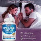1PCSLumine Organics Magnesium Complex Supplement 1000mg - Advanced 8-in-1 Magnesium Blend - Glycinate, Citrate, Malate, Taurate etc.– High Absorption Formula – Non-GMO, 90 Capsules (1B)