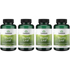 Swanson Thyme Leaf - Herbal Supplement Supporting Respiratory System Health - Natural Formula Aiding Digestive System Health - (120 Capsules, 500mg Each) (4 Pack)