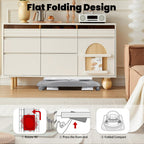 Boyro Baby Baby Walker, 5-in-1 Baby Walkers for Boys and Girls 6-12 Months with Bouncer, Removable Footrest, Feeding Tray & Music, Foldable & Adjustable Activity Walker for 6-18 Months Toddler Infant