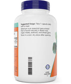 Now Foods Selenium 200mcg Capsules, 300 Count - L Selenomethionine Mineral Supplement for Women & Men - Veg Caps, Non-GMO, Vegan Friendly, Yeast-Free