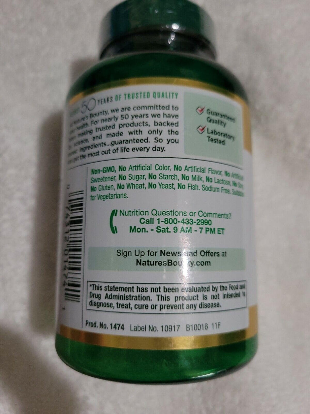 Nature's Bounty Pure Vitamin C 500 mg Tablets 250 Tablets (Pack of 9)