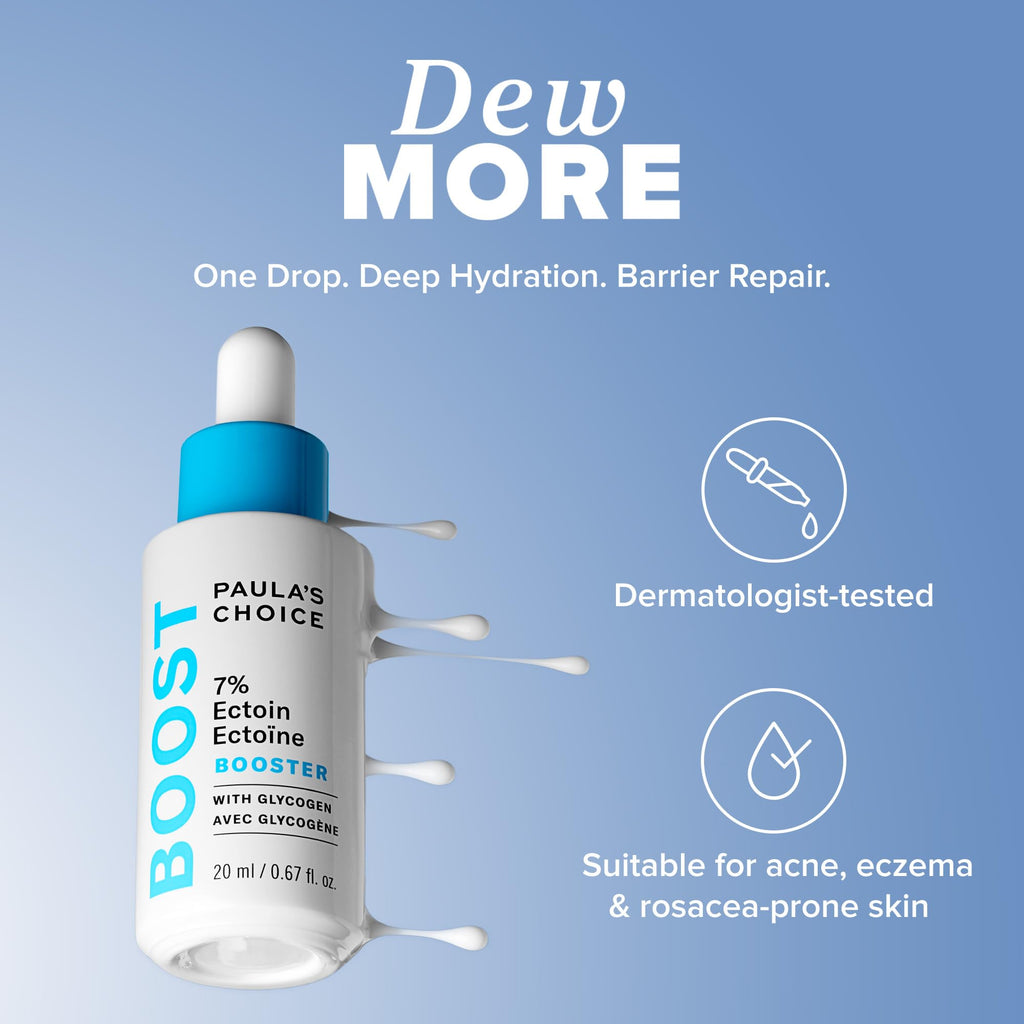 Paula's Choice 7% Ectoin + Hyaluronic Acid Milky Hydrating Face Serum, 7-in-1 Barrier Repair, Deep Hydration, Dewy Finish, Dermatologist-Tested for Sensitive Skin, 0.67 Fl Oz