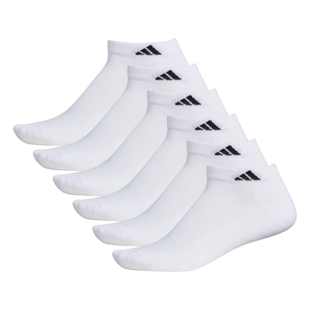 adidas Men's Athletic Cushioned Low Cut Ankle Socks 6 Pairs