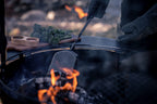 Barebones Cowboy Grill Coal Shovel - Durable Stainless Steel Ash Shovel with Walnut Handle for Fire Pit