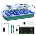 joyhalo 40 Cell Seed Starter Kit with Grow Light and Heating Mat