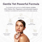 Halo Beauty Her Daily Multi | Women’s Multivitamin Supplement | Daily Energy, Mental Clarity, Brain & Overall Wellness Support with B6, D3 & Zinc | Vegan Daily Capsules | 1-Month Supply