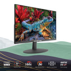 Sceptre New 22-Inch Gaming Monitor, FHD 1080p, Up to 144Hz, HDMI, DisplayPort, Built-in Speakers, Machine Black (E225W-FW144 Series, 2026)