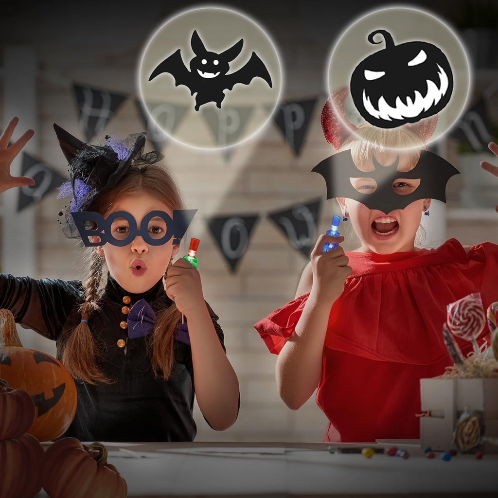 LAKULIO 36pcs Halloween LED Finger Lights, Halloween Party Favors for Kids LED Light Up Toys Classroom Rewards Gifts, Halloween Treats Goody Bag Filler