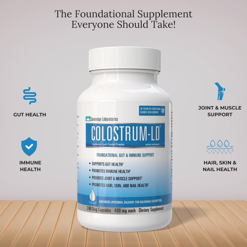 Colostrum-LD Capsules | Liposomal Delivery, Max Absorption 120 Capsules