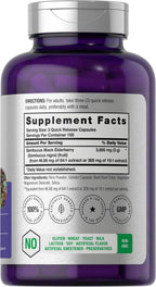 Horbäach Black Elderberry | 300 Capsules | Non-GMO, Gluten Free | Sambucus Supplement