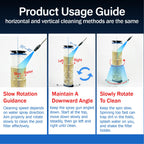 Vootenec Dual Vertical/Horizontal Pool Filter Cleaner Stand Tool - Boosts Cleaning Speed, Universal Fit for 3", 4", 6" Filter Cartridges