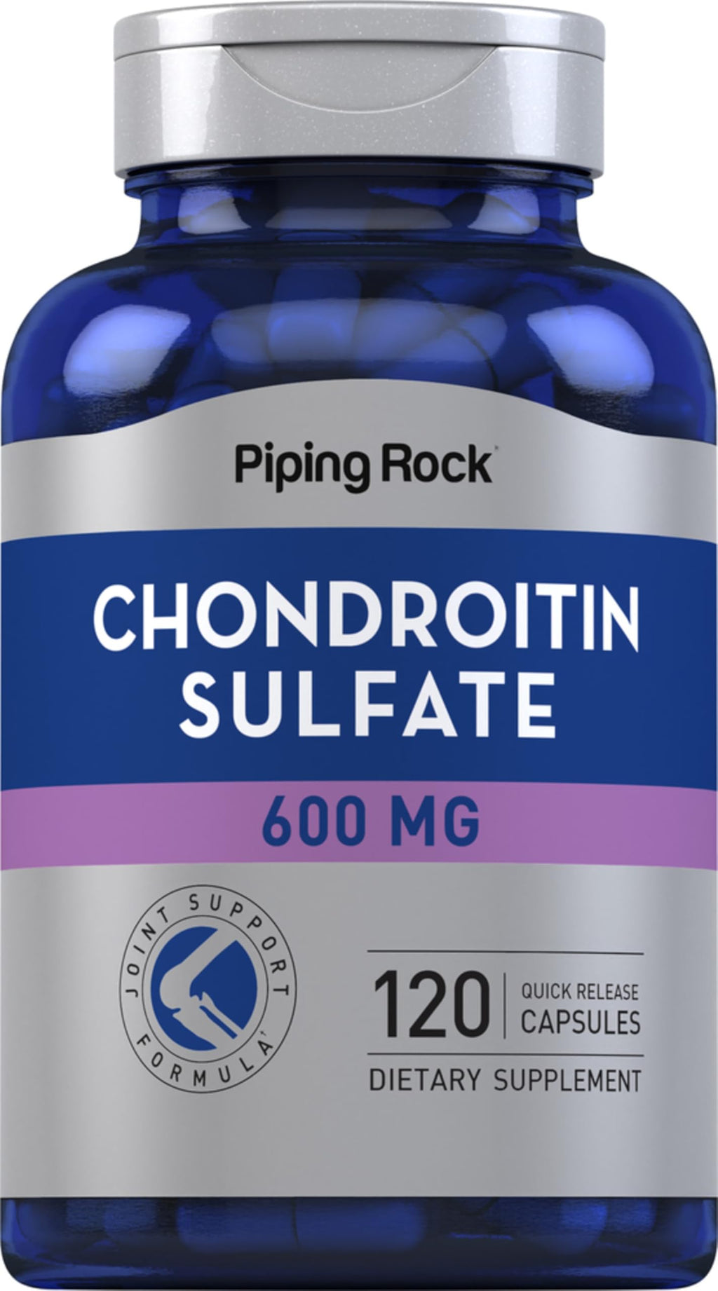 Piping Rock Chondroitin Sulfate Supplement | 600mg | 120 Capsules