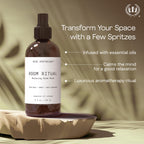 Muse Apothecary Room Ritual - Aromatic and Relaxing Room Mist, 8 oz, Infused with Natural Essential Oils - Aloe + Eucalyptus + Lavender, 2 Pack