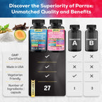 Parrox Cortisol & Myo-Inositol Supplement Bundle, Soothe & Smooth Bundle, 13-in-1 Cortisol Balance, Magnesium, Ashwagandha, L-Theanine, D-Chiro Inositol, Folate, Berberine, Chasteberry (150 Capsules)