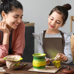 BOUBONI 6 Pack Kids Apron bulk with 2 Pockets Adjustable Chef Art Apron Kids Painting Aprons for Cooking Baking Painting Crafting Grilling Activity（6 Color）