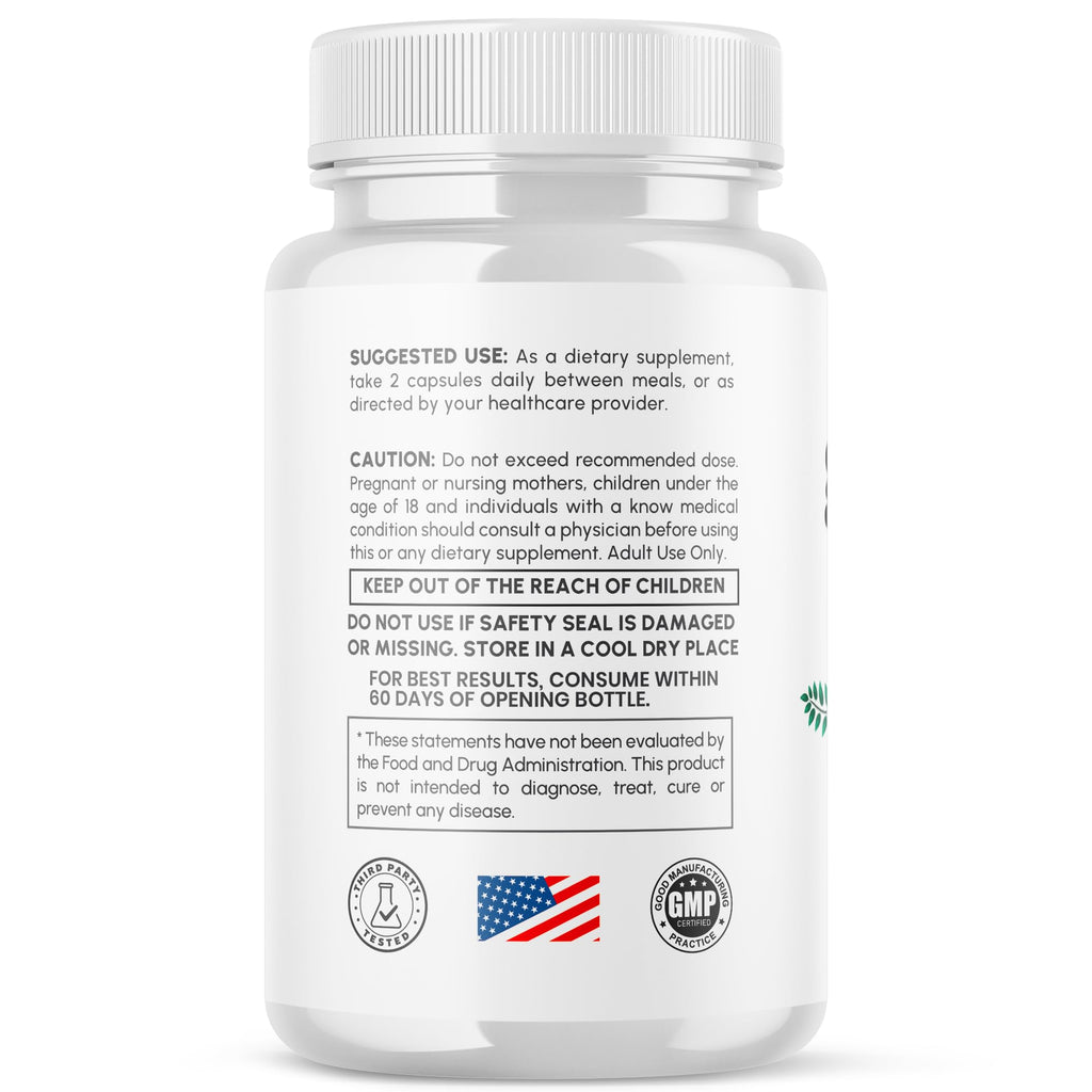 Glucolyn Capsules, Official Glucolyn Pills with All Natural Ingredients, Advanced Glucolyn Overall Health and Wellness Vitamin Support Supplement with Max Strength Multivitamins Support (60 Capsules)