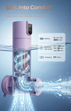 Bath Jet Spa for Bathtub, Rechargeable Cordless Portable Bathtub Jet for Tub with Vacuum Suction Lock, Jet and Bubble Mode, Gift Set