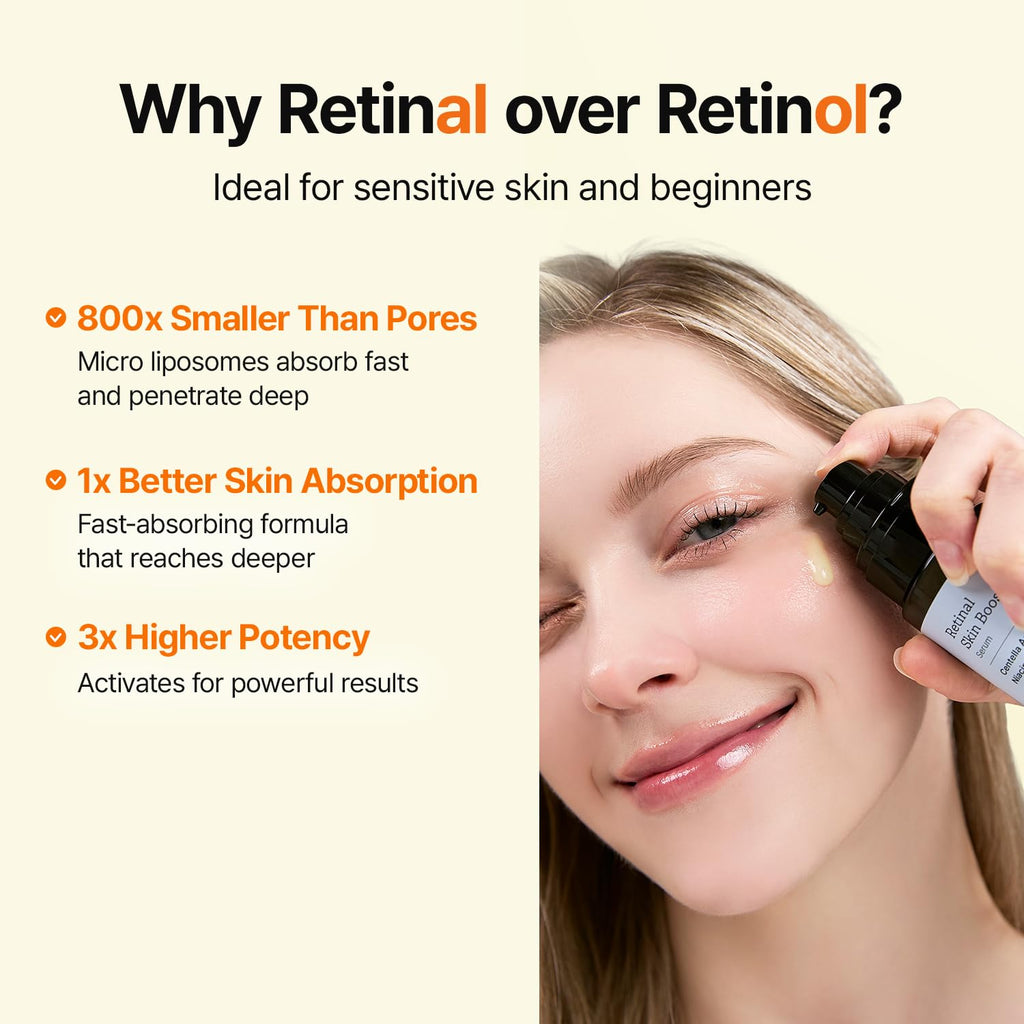 MEDITHERAPY Retinal Skin Booster Serum – Gentle Daily Serum for Beginners, Lightweight Face & Body Serum – Smooth Texture & Pore Care – Korean Skincare, 5.07 Fl. Oz