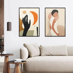 upsimples 20x28 Poster Frame, Easy Slide-In Assembly, Black, 3 Pack