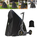Electric Scooter Cover, Universal Scooter Cover, Waterproof Sun, Tear Proof Night Reflective and Lock-Holes&Storage Bag for With Seat or Without Foldable Kick Scooter(Without Seat,51"(L)x45"(H))