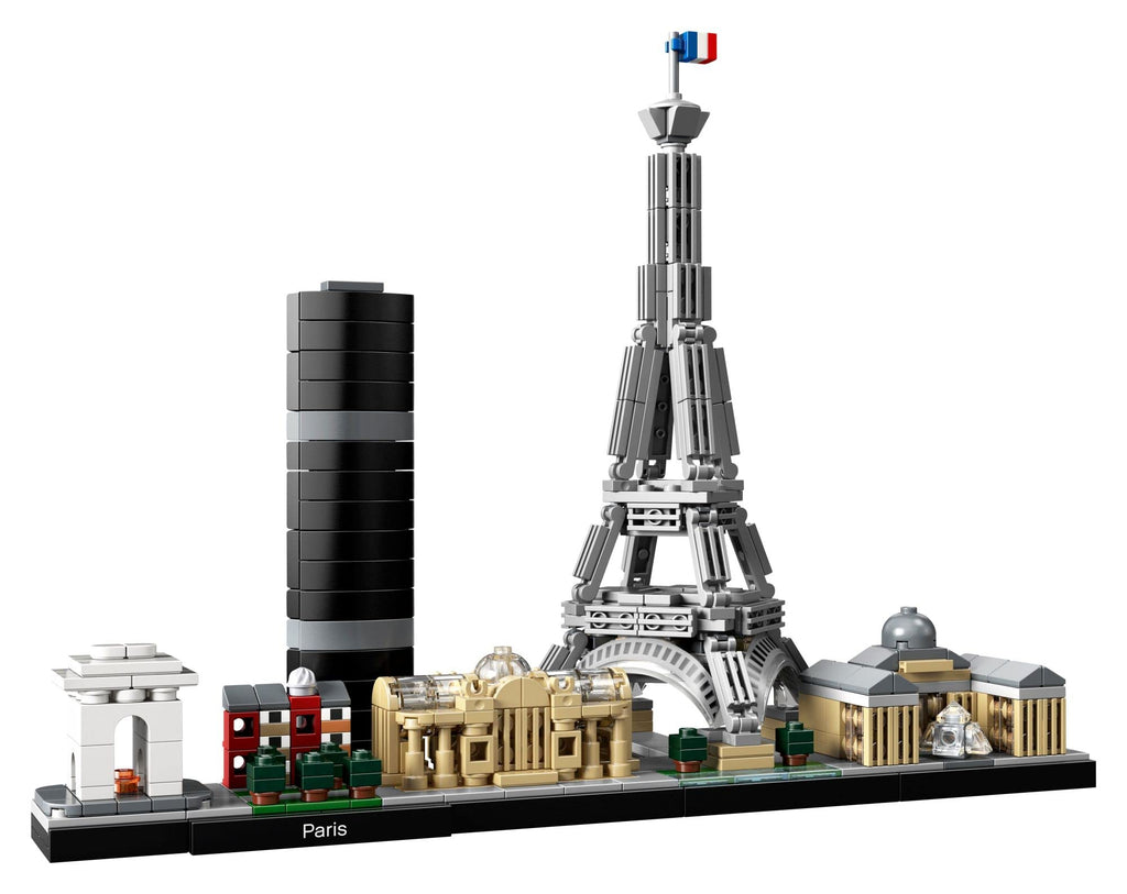 LEGO Architecture Paris Model Building Set - Detailed Display Building Blocks for Kids, Boys and Girls, Ages 12+ - Gift for Travelers - 21044