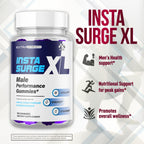 Insta Surge XL Gummies, Official InstaSurge XL Gummys with All Natural Ingredients, Insta SurgeXL Advanced Health Support Supplement Maximum Strength Active Lifestyle Multivitamin Gummys (60 Gummies)