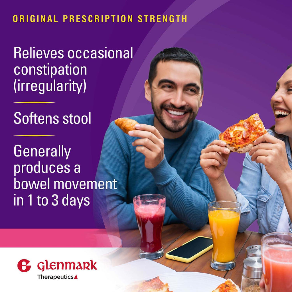 Glenmark Therapeutics Polyethylene Glycol 3350 Powder, Osmotic Laxative, 45 Daily Doses, Softens Stool, Relieves Occasional Constipation, Powder for Solution, 26.9 Ounce